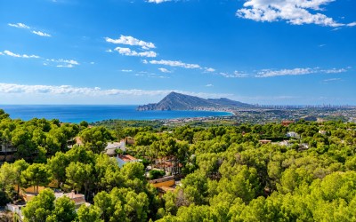 Дуплекс-пентхаус с панорамным видом на море в Altea La Vella