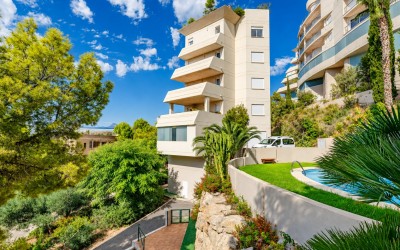 Дуплекс-пентхаус с панорамным видом на море в Altea La Vella